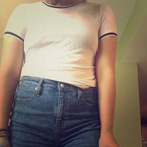 forever 21 white tee
